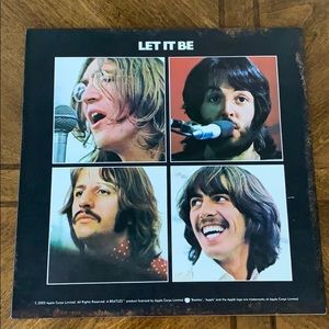 #913 A Beatles painting Let It Be.